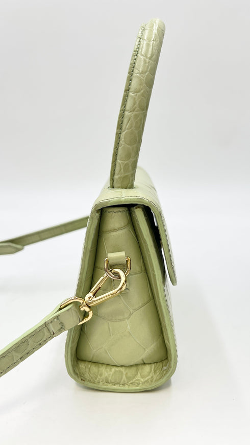 Borsa pelle lavorata