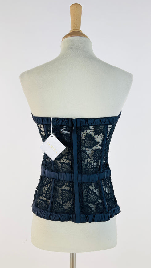 Bustier in pizzo con cartellino