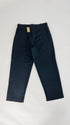 Pantaloni nero gamba larga