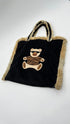 Tote bag scamosciata