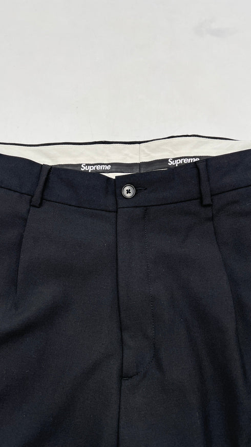 Pantaloni nero gamba larga