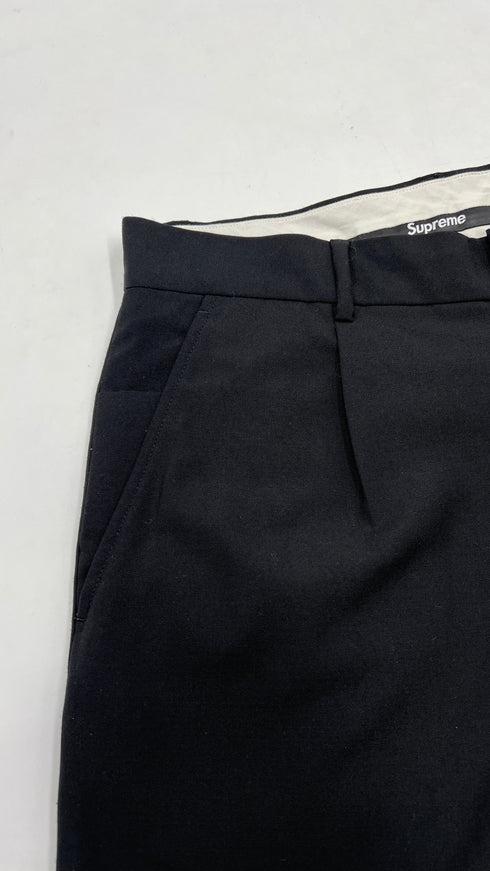 Pantaloni nero gamba larga