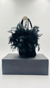Mini bag in piume
