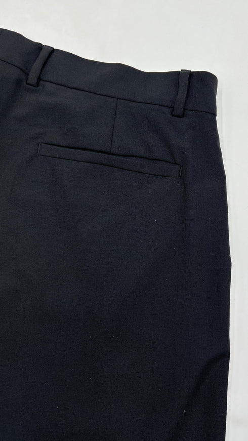 Pantaloni nero gamba larga