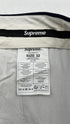 Pantaloni blu gamba larga