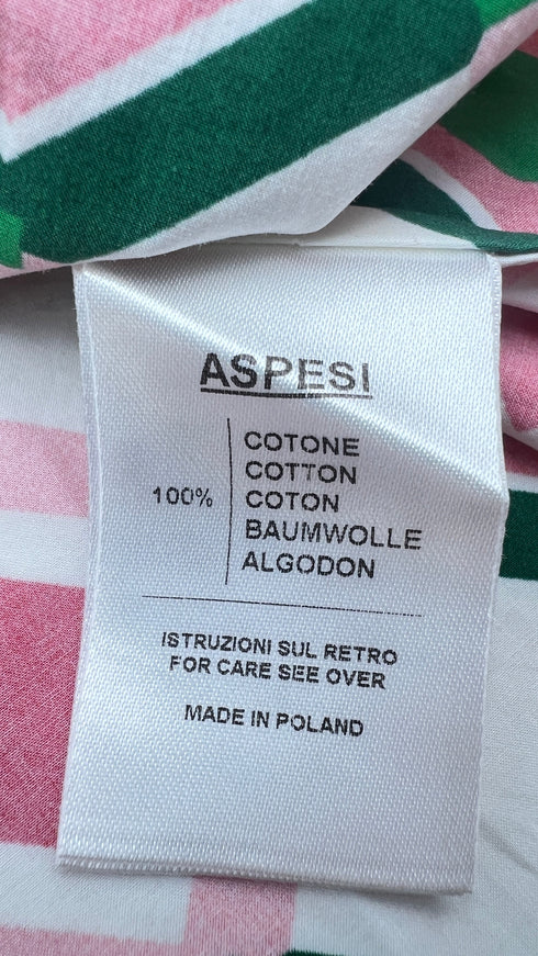 Camicia smanicata geometrica