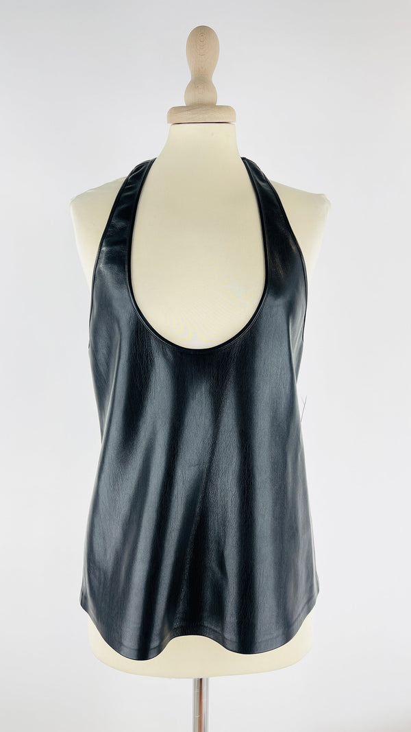 Canotta in eco-pelle