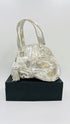 Borsa laminata a  fiori