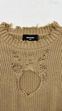 Maglia distressed con tracolla DSQUARED2