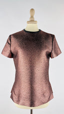 T-shirt rosa metallizzata Louis Vuitton