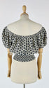 Top floreale all-over