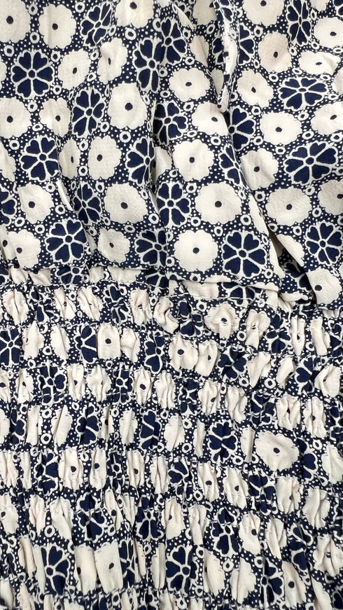 Top floreale all-over