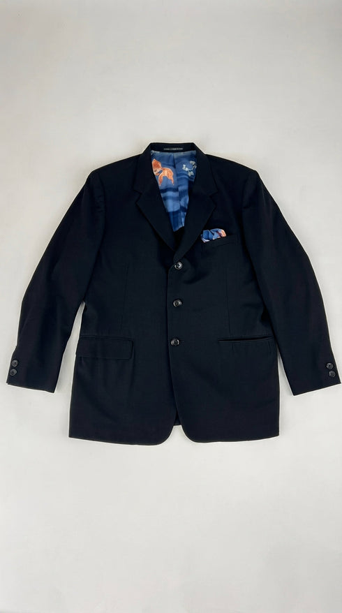 Blazer monopetto con pochette