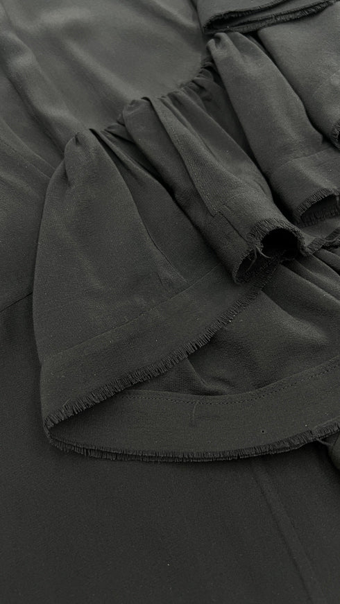 Longsleeve nera con ruche