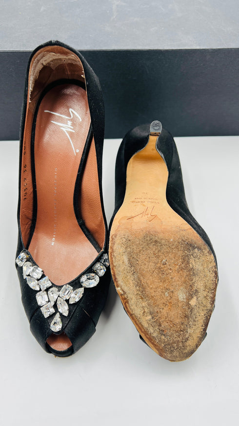 Opentoe con strass N.36