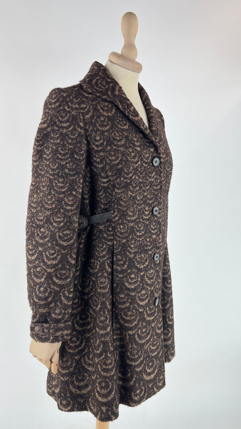 Cappotto jacquard bouclé