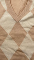 Maglia rombi cashmere