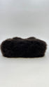 Borsa in pelliccia con cartellino