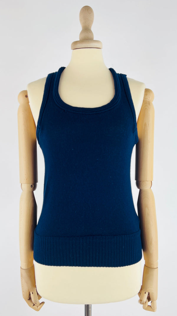 Canotta maglia blu