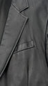 Blazer monopetto in pelle