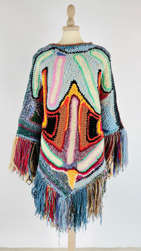 Poncho multicolor