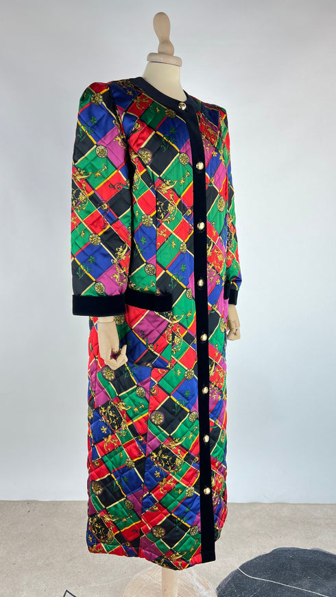 Soprabito lungo multicolor