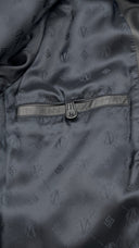 Giacca in pelle con cintura Versace Collection