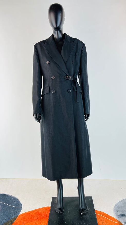 Trench doppiopetto nylon
