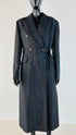Trench doppiopetto nylon