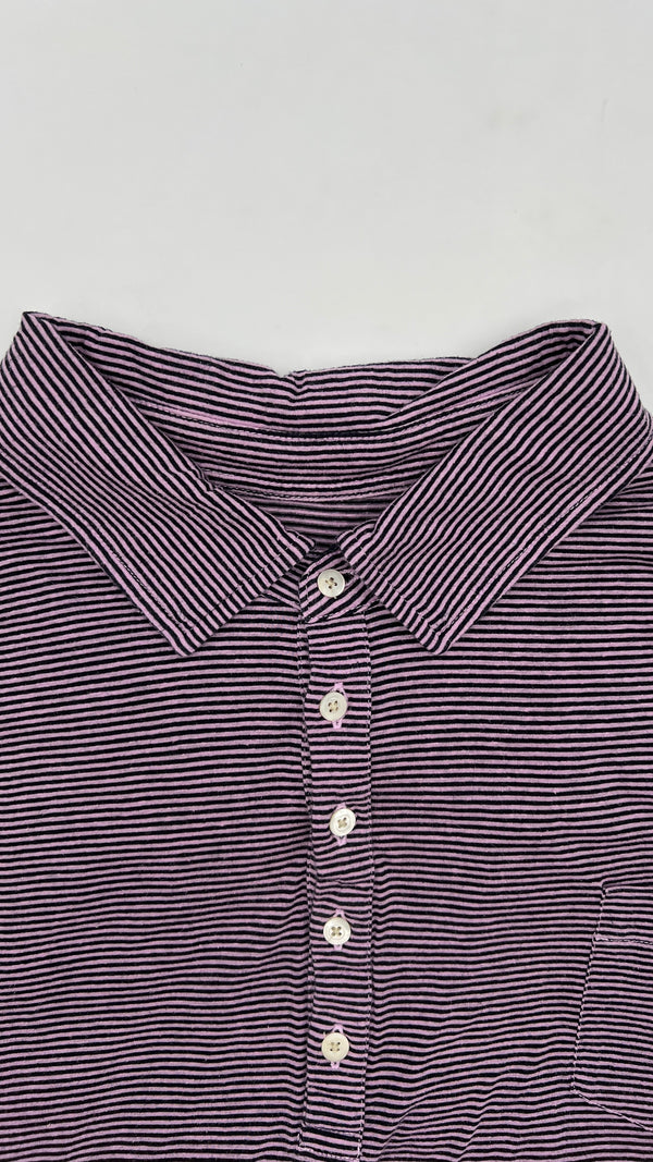 Polo in cotone e lino