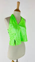 Top paillettes con cartellino