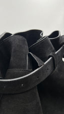 Borsa nabuk nero Moschino