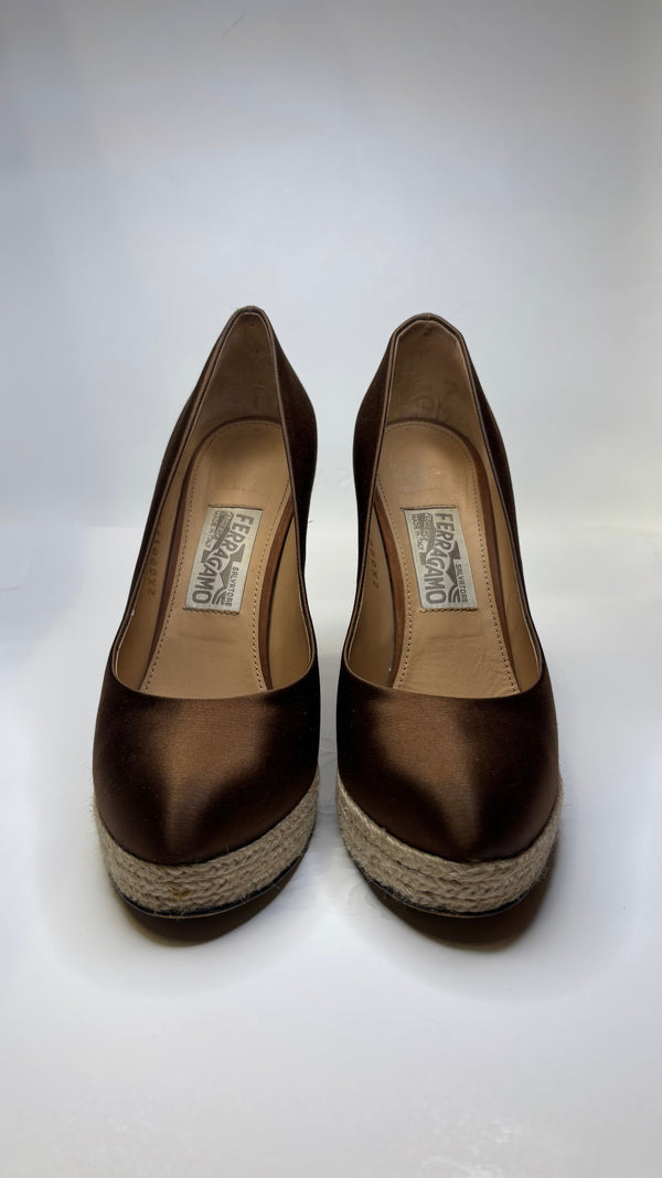 Scarpe con zeppa Ferragamo nr. 39